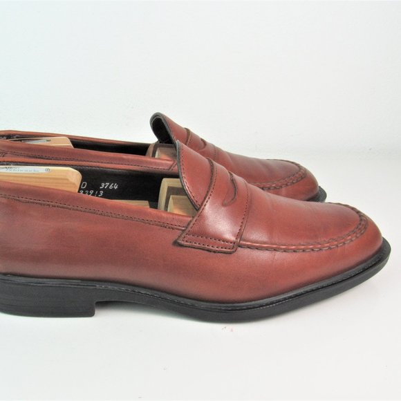 Allen Edmonds Men\'s Brown Leather Penny Loafers Men\'s Size 12 D main image 6